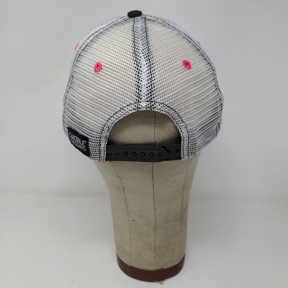 T Mobile Mens Snapback Hat Black Gray Adjustable Mesh Back Embroidered Logo - Picture 7 of 11